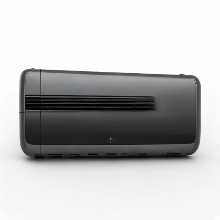 Premium dark grey Glacier Max dual-hose portable air conditioner