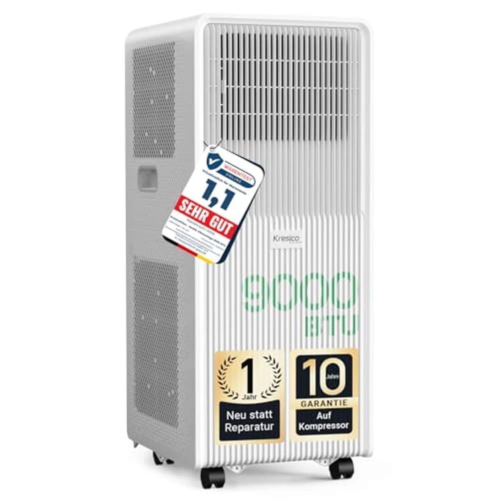 KresicoKlima 9,000 BTU portable air conditioner with exhaust hose