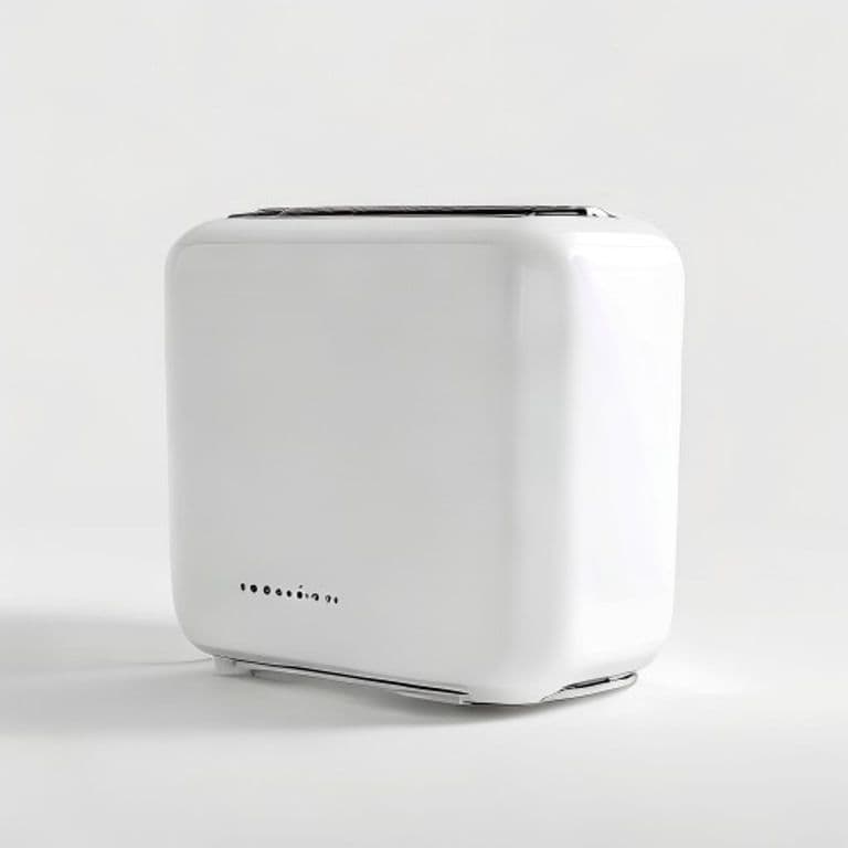 Small compact white Oasis desktop evaporative cooler