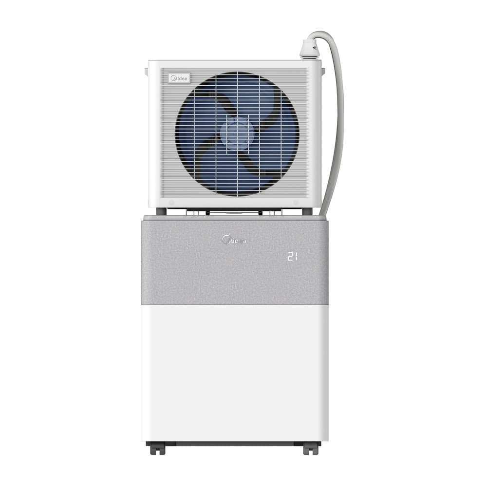 Portable split air conditioner with indoor and outdoor unit